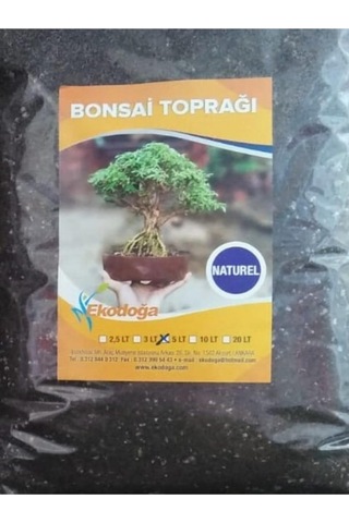 Ekodoğa Bonsai Toprağı 5 Lt Özel Karışım Ağacı Bonzai Bakımı