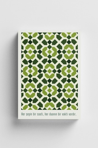 Her Duanın Bir Vakti Vardır İslami Defter Ayet-hadisli Çok Renkli