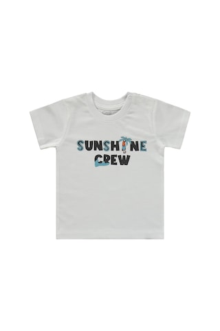 Civil Baby Sunshine Crew Baskılı 6-18 Ay Takım - Beyaz