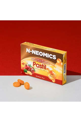 N-Neomics Bitkisel Ekstreler İçeren Pastil 24 Pastil