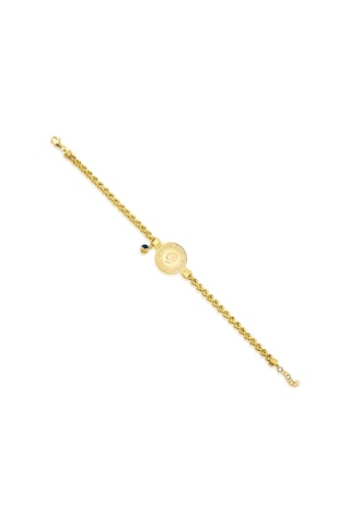 Çeyrek Ziynet Altın Bileklik Gözlü Güverse Zincirli