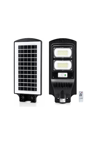 200w - 6500k Solar - Güneş Enerjili Sokak Lambası - Armatür Sensörlü Bahçe-balkon-sokak Ars-348965 Diğer