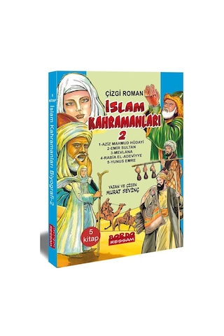 İslam Kahramanları 2 Çizgi Roman 5 Kitap Set / Murat Sevinç