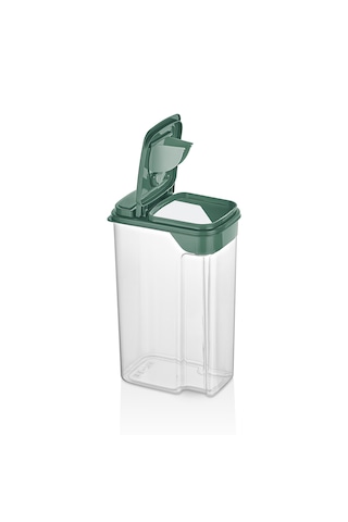 Erzak Kabı No.2 3,6 Litre Sızdırmaz Gıda Saklama Kabı, Dayanıklı Ve Pratik Yeşil