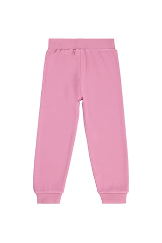 Civil Girls Renkli Kelebek Baskılı 2-5 Yaş Eşofman Altı - Pembe Soft Pembe