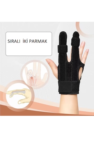 1 Adet Ayarlanabilir Sıralı Çift Parmak Ateli