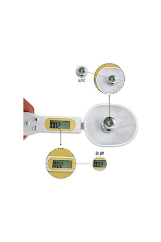 Dancemonkey Elektronik Kaşık Ölçeği Ev Terazi 500 Gr/0,1 Açık Yeşil, Pratik Tasarım Açık Yeşil