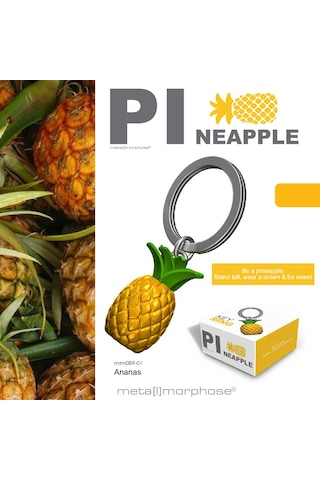 Metalmorphose Ananas Anahtarlık Mtm089-01