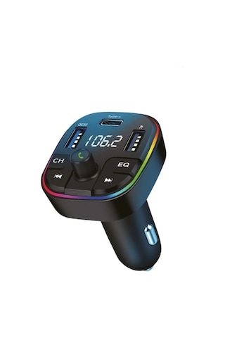 Şarj Özellikli Dijital Göstergeli Bluetooth Fm Transmitter