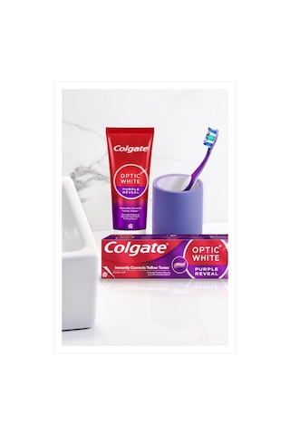 Colgate Optic White Purple Reveal Beyazlatıcı Diş Macunu 75 ML