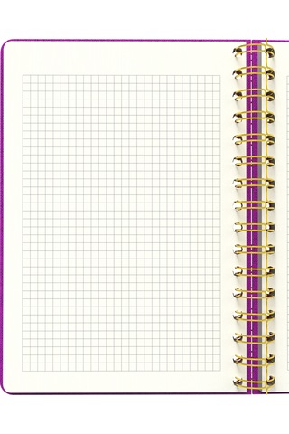 Melimelek Kareli Defter Mor Bez Ciltli - Ceyda Düvenci Pembe