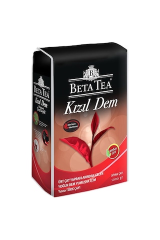 Beta Tea Kızıl Dem Siyah Dökme Çay 6 x 1 KG
