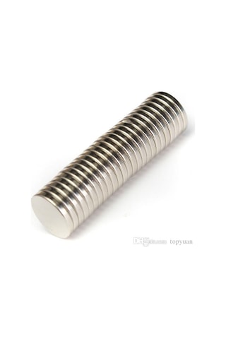 12 X 3 Mm Yuvarlak Neodyum Mıknatıs - 50 Adet