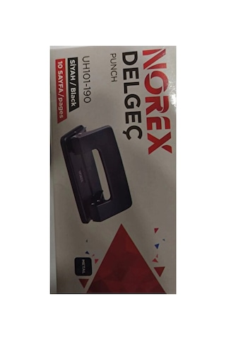 Noki Norex Siyah Metal Delgeç 10 Sayfa Kapasite İle Ofis Ve Okul İçin Pratik Çözüm Çok Renkli