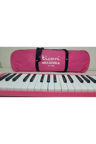 Ticon 32 K Melodika Yumuşak Çantalı Pembe