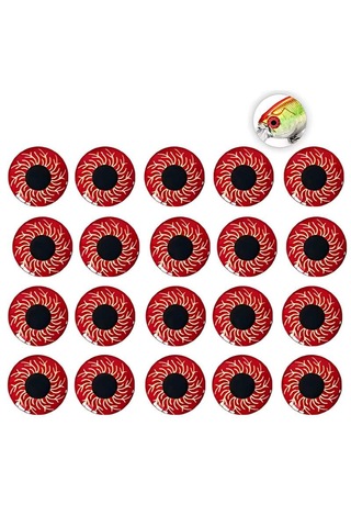 Hokkaido 3 Mm Çap,toplam 40 Adet,4 Farklı Renk,her Renk 10'ar Adet,4d,holografik,gerçekçi,silikon,yapay,göz.