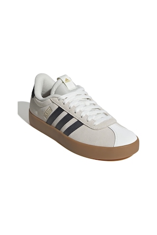 Adidas Vl Court 3.0 Bej Kadın Sneaker Bej-grı-sıyah Çok Renkli