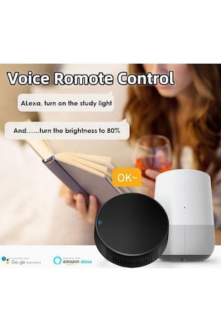 Aubess Ir Uzaktan Kumanda Ses Kontrolü Tuya Wifi Evrensel Kızılötesi Ir Uzaktan Kumanda Fit Alexa Google Ev Akıllı Ev