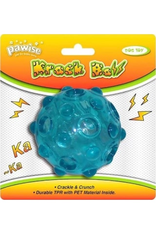 Pawise Krack Ball Köpek Oyun Topu 7.5 CM Çok Renkli