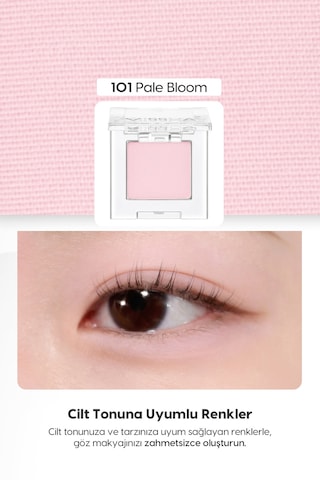 Missha Modern Shadow Matte Yumuşak Dokulu Dökülme Yapmayan Mat Tekli Göz Farı 101 Pale Bloom