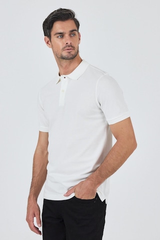 Açık Krem Polo Yaka Kısa Kol Cepsiz Slim Fit Classic Pamuklu Tişört 1011250177 Açık Krem