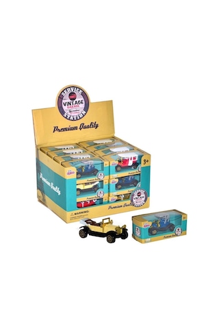 Vardem Premium Quality Kutulu 6Cm Klasik Otomobil 99001-99005