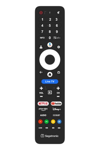 65 - 55" Google Tv Kumandası Siyah - 943103377