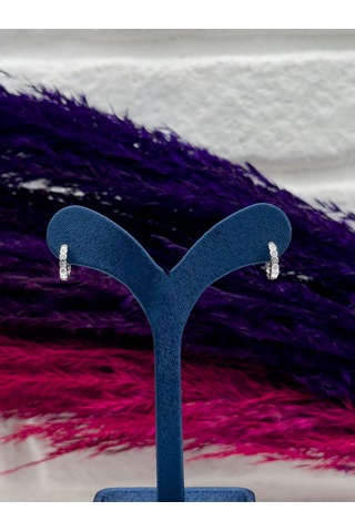 925 Ayar Gümüş Halka Modeli Çocuk Küpesi Zarif Gümüş Küpe Gümüş