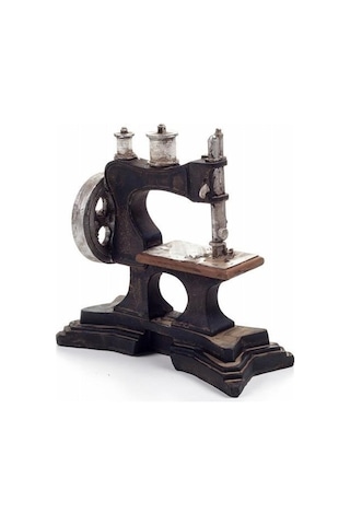 Zmc Bilişim Decotown Nostaljik Dekoratif Dikiş Makinesi Biblo Süs Eşyası