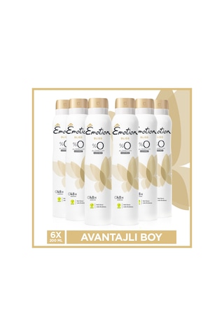 Emotion Bliss Kadın Sprey Deodorant 6 x 200 ML