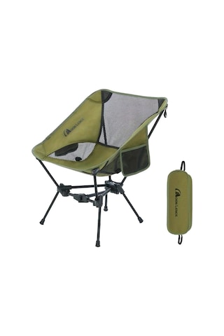 Dashanshop Mavi Ultrahafif 4 Nesil Moon Lence Kamp Sandalyesi Kompakt Katlanabilir Alüminyum Çerçeve Oxford Kumaş Yürüyüş Dağcılık Plaj Mavi