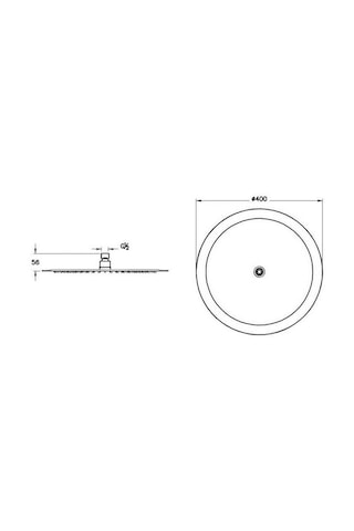 Artema Lite Lc Duş Başlığı 400 Mm Altın A4564623 Altın