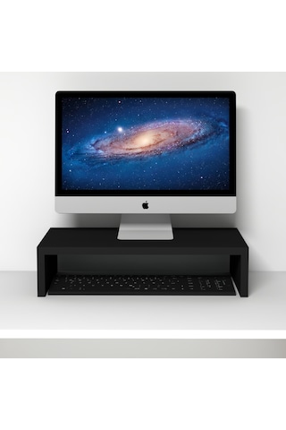 Emkawood Marry50 Monitör Yükseltici Laptop Standı Siyah