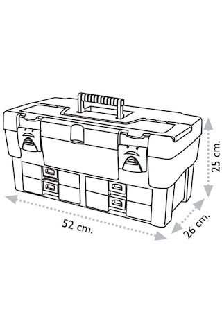Super Bag Asr-2055 20 İnç Takım Çantası - Plastik Kilitli