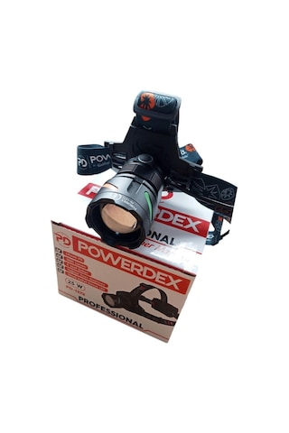 Powerdex 25w 1800 Lümen Şarj Edilebilir Kafa Lambası Pd-1372 Siyah