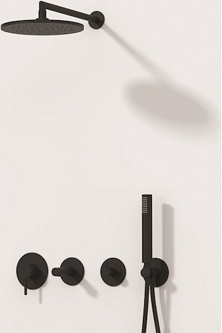 VitrA Origin A4262136Wtc Ankastre Duş Bataryası - Sıva Üstü Grubu Minibox Mat Siyah