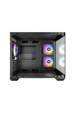 Cx600m Rgb, 270 Panoramik Temperli Cam, 3x120mm Rgb Fan Dahil, Çift Kamera Tasarımı, 360mm Radyatör Desteği, Led