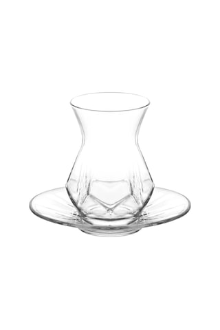Lexroo Alya 12'li Çay Seti, Lv-alyas1, Lv-alyas112 Adet 1'li Paket , Şeffaf