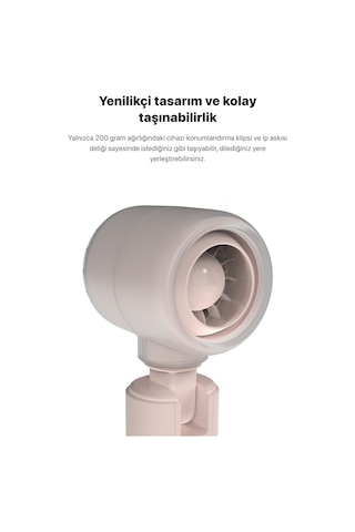 Xenon Smart Taşınabilir Şarjlı 5 Kademeli El Fanı 7 Saat Kullanım 14000 Rpm Sessiz Mini Vantilatör X6101