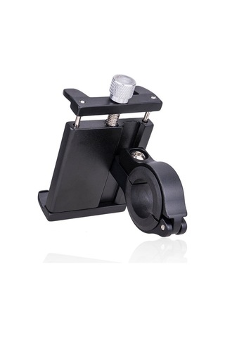 Ztto Z91 Mtb Bisiklet Telefon Tutucu Alüminyum Alaşımlı Bisiklet Gidon Montaj Cep Telefonu Braketi - Siyah