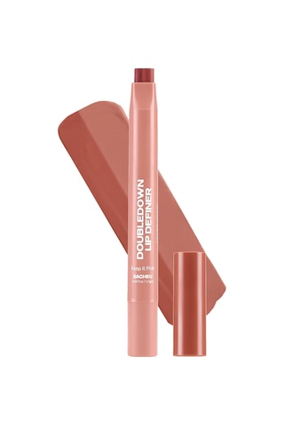 Sacheu Doubledown Lip Definer 2'si 1 Arada Dudak Kalemi Ve Balm 03 Keep İt Pink 1.3gr
