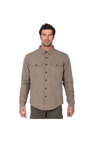 Thebikerjeans Eagle Beige Korumalı Motosiklet Gömleği Erkek