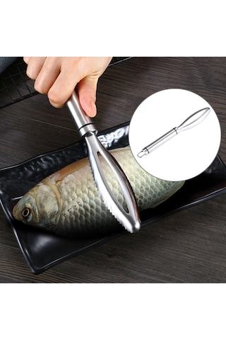 Sones Paslanmaz Çelik Balık Ölçekli Planya Ev Tipi Elde Taşınabilir Balık Ölçekli Temizleyici