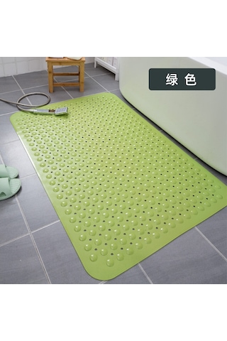 Ranyeek Ev Banyo Tırnaklı Paspas Yeşil 80x80 Cm, Pvc Materyal, Doku Dolu, Kayganlık Önleyici, Evde Kullanıma Uygun, Konforlu Ve Sağlıklı Çok Renkli