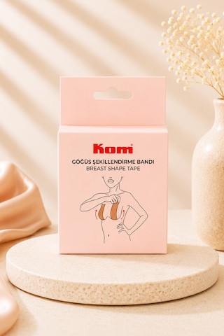 Kom Dekolte Göğüs Bandı - Ten