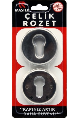 Master MCR-06 6 Vidalı Çelik Rozet Saten
