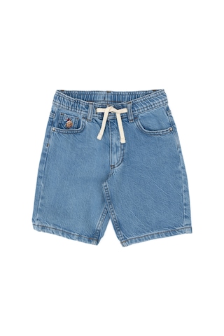U.s. Polo Assn. Erkek Çocuk Mavi Şort Jean 50304249-dn0022 Mıd Blue