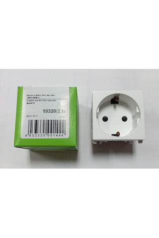 Beyaz Topraklı Priz 2m