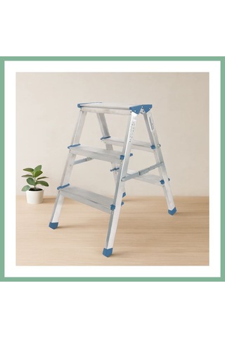 Bşkvirgo Çift Basamaklı 3+3 Alüminyum Merdiven 69 Cm Bsk2026 Standart