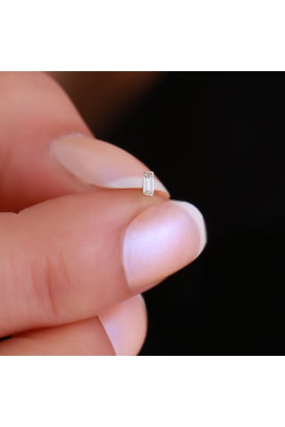 14 Ayar Altın Baget Tragus Piercing Sarı